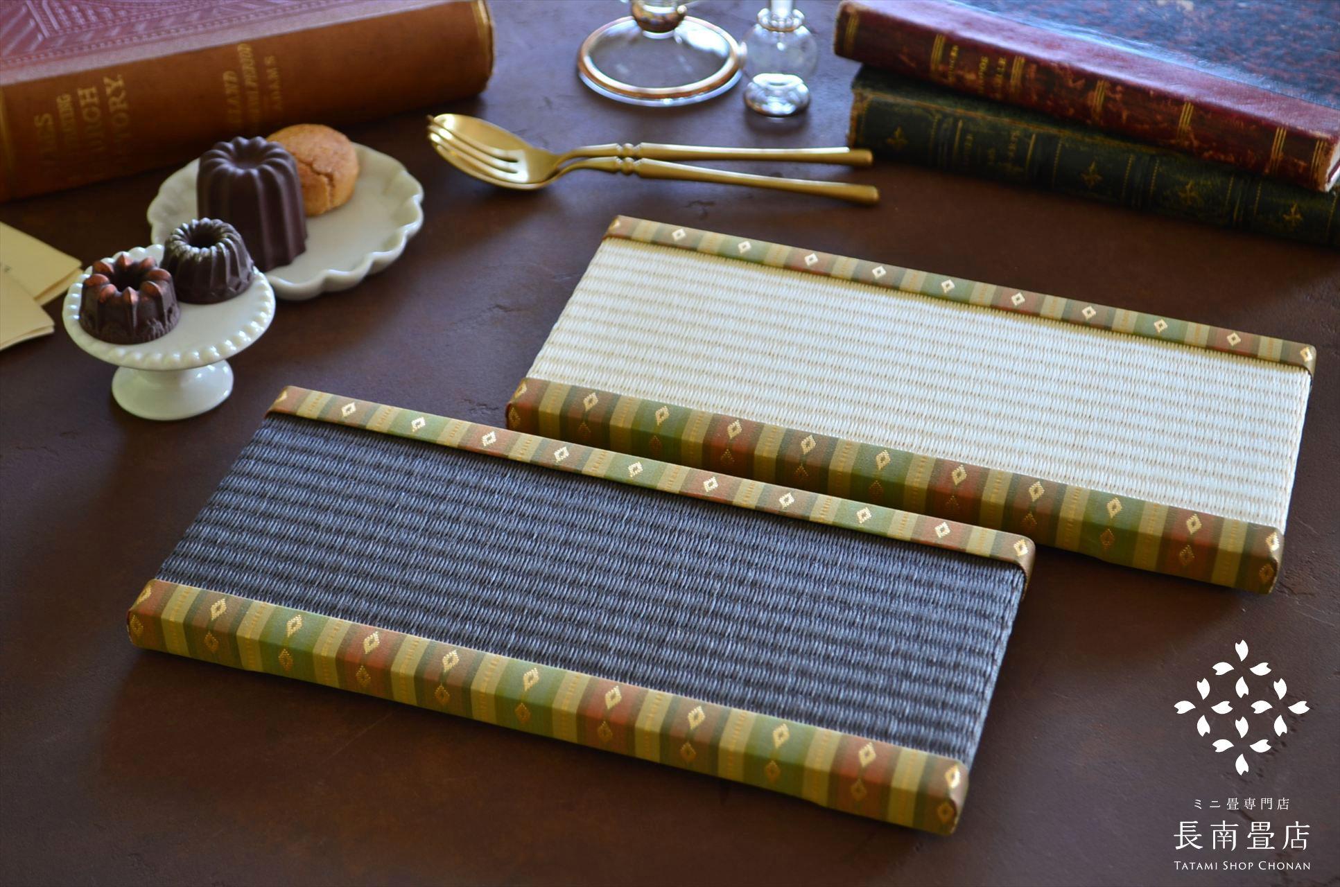 即納可【金襴】繧繝ミニ畳（黄系）-大｜ひな祭り・おひな様・雛人形の台座・初節句・ギフト・ディスプレイ